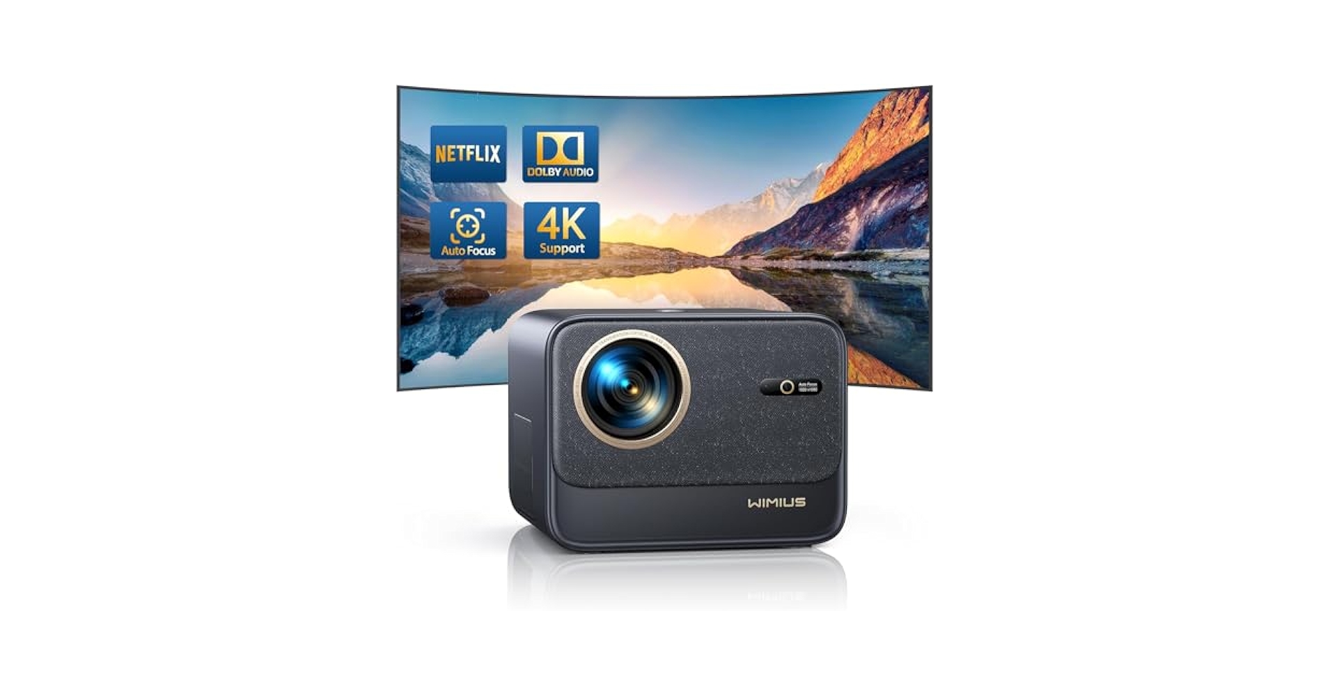Amazon.com: [Netflix Certified & Dolby Audio] 4K Projector